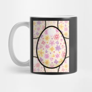 Pink and Yellow Spring Easter Eggs Mug